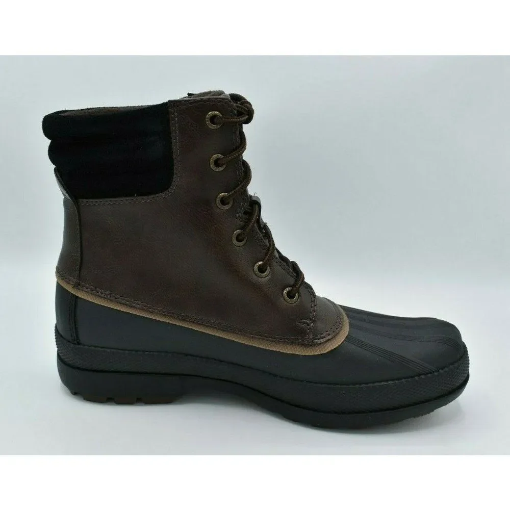 Sperry Mens Size‎ 8 M Cold Bay Brown Black Duck Boots STS19550